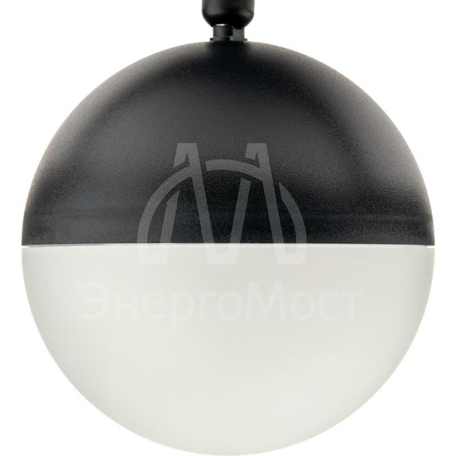 Светильник трековый ARTLINE поворотный шар 100х100х75мм GX53 230В пластик 4кв.м черн. Ritter 59926 9