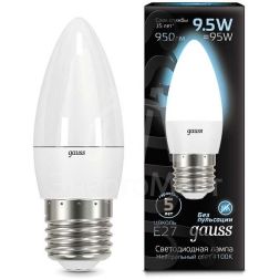 Лампа светодиодная Black Candle E27 9.5Вт 4100К Gauss 103102210