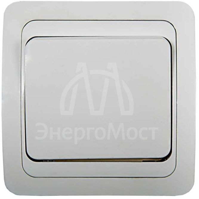 Выключатель 1-кл. СП Classico 10А IP20 2021 бел. ASD / IN HOME 4680005959846