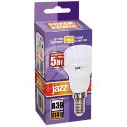 Лампа светодиодная PLED-SP R39 5Вт 3000К тепл. бел. E14 400лм 230В JazzWay 1033581