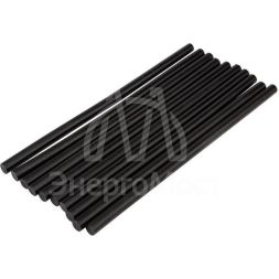 Стержень клеевой d11.3мм L270мм черн. (уп.10 шт) Rexant 09-1271