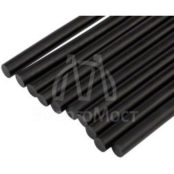 Стержень клеевой d11.3мм L270мм черн. (уп.10 шт) Rexant 09-1271