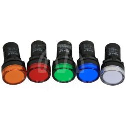 Лампа AD22DS(LED) матрица 22мм 24В AC/DC крас. КЭАЗ 303939