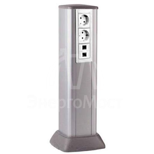 Колонна для эл. установ. 0.5м алюм. сер. мет. DKC 19551