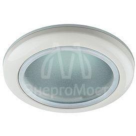 Светильник WR1 WH 50Вт GU5.3 MR16 12В/220В d70мм точечный влагозащ. бел. ЭРА Б0005214