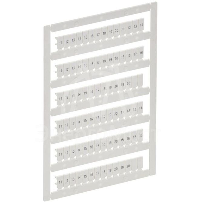 Маркер для CTS/CP 2.5кв.мм &amp;quot;11-20&amp;quot; ARMAFIX IEK AF-CT10D-M-D25-02