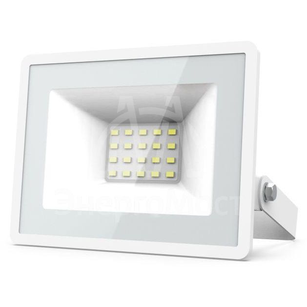 Прожектор светодиодный Elementary 20Вт 1350лм IP65 6500К бел. Gauss 613120320