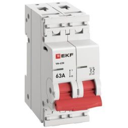 Выключатель нагрузки 2п 63А ВН-63N PROxima EKF S63263