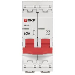 Выключатель нагрузки 2п 63А ВН-63N PROxima EKF S63263
