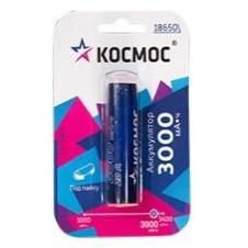 Аккумулятор Li-ion 18650 3000мА.ч без защиты с выводами под пайку KOC18650Li30PABL1