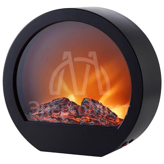 Камин светодиодный &amp;quot;Лаунж&amp;quot; 35.3х12.4х33.7см с эффектом живого огня с адаптером питания и батарейками 4хAA (не в комплекте) Neon-Night 513-038