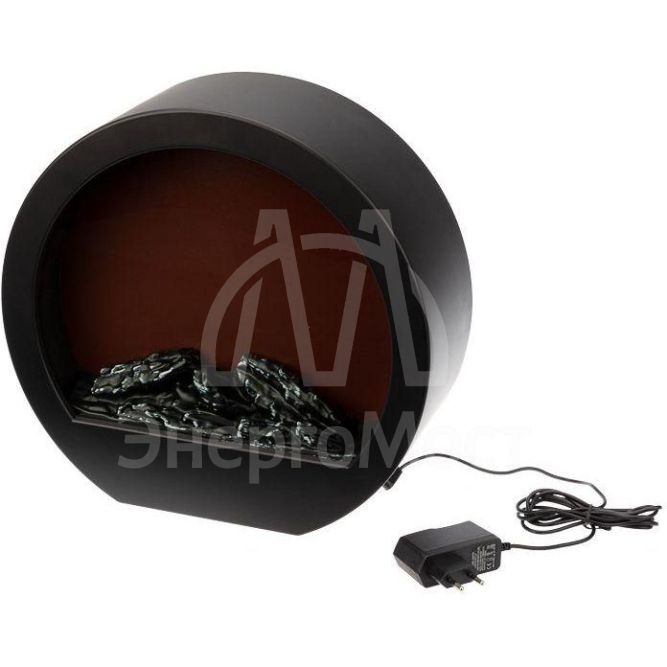 Камин светодиодный &amp;quot;Лаунж&amp;quot; 35.3х12.4х33.7см с эффектом живого огня с адаптером питания и батарейками 4хAA (не в комплекте) Neon-Night 513-038