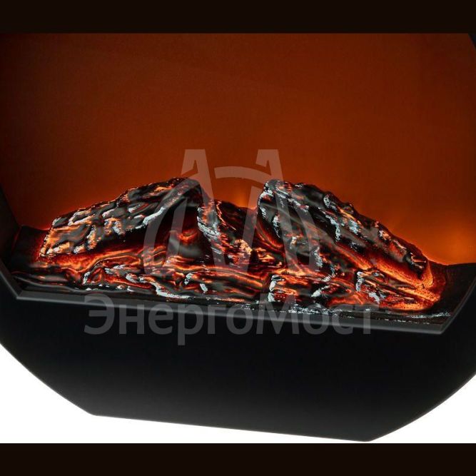 Камин светодиодный &amp;quot;Лаунж&amp;quot; 35.3х12.4х33.7см с эффектом живого огня с адаптером питания и батарейками 4хAA (не в комплекте) Neon-Night 513-038