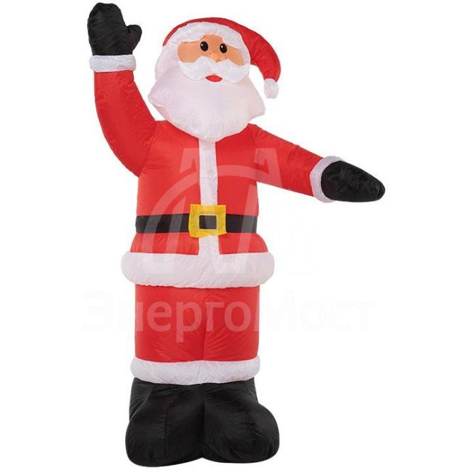 Фигура &amp;quot;Дед Мороз приветствует&amp;quot; 3D надувная 150см внутр. подсв. 15Вт 12В IP65 (с блоком питания и компрес.) NEON-NIGHT 511-111