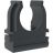 Держатель для труб (клипса) d16мм с защелкой черн. DKC 51016N