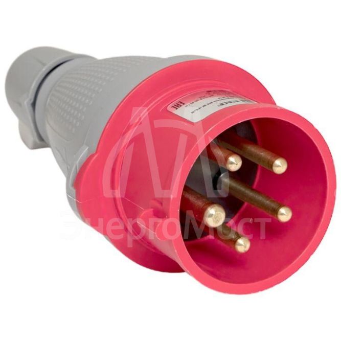 Вилка переносная 015 3Р+РЕ+N 16А 380В IP44 PROxima EKF ps-015-16-380-PRO