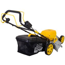 Газонокосилка аккумуляторная CLM-460/4MP Li ЕА+ (самоходная, с АКБ 4 А/ч и З.У.) Grey Huter