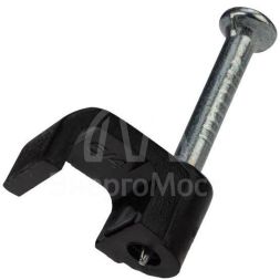 Крепеж кабеля плоский 6х4мм черн. (уп.50шт) Rexant 07-4206-1