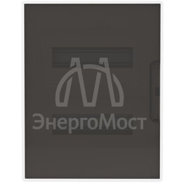 Щиток встраиваемый FRAME 24мод с тонированной дверцей с 4 шинами PEN (2шт на 8 отверст. и 2шт на 6 отверст.) бел. DKC F24B1WD