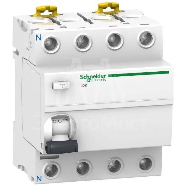 Выключатель дифференциального тока (УЗО) 4п 63А 300мА тип AC iID K Acti9 SchE A9R75463