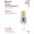 Лампа светодиодная LED-JC 3Вт 12В G4 4000К 290лм IN HOME 4690612036021
