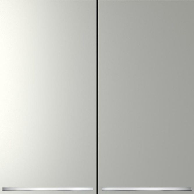 Выключатель 2-кл. СП S70 10А с подсветкой механизм сталь Voltum VLS020205