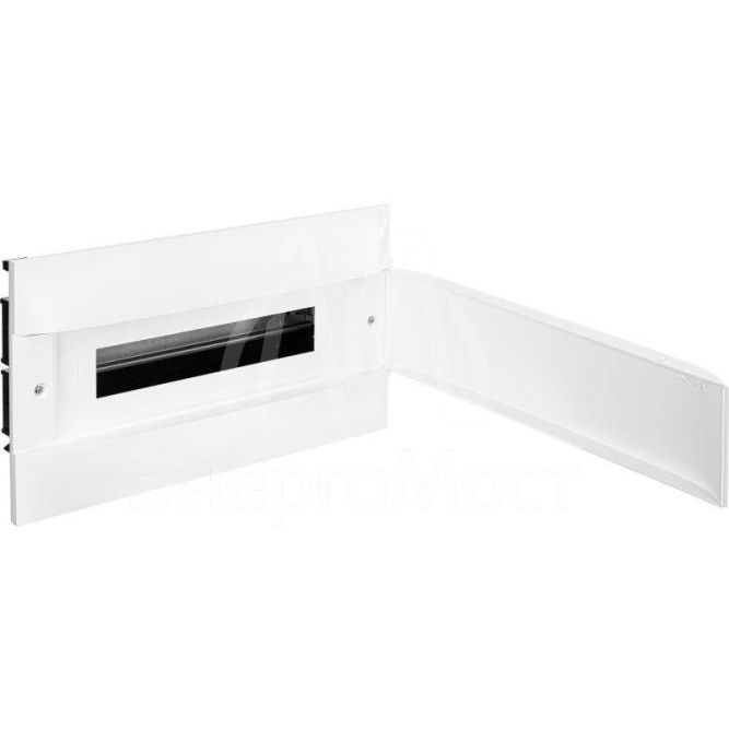 Щиток пластиковый встраиваемый Practibox S 1х18 бел. дверь Leg 137546