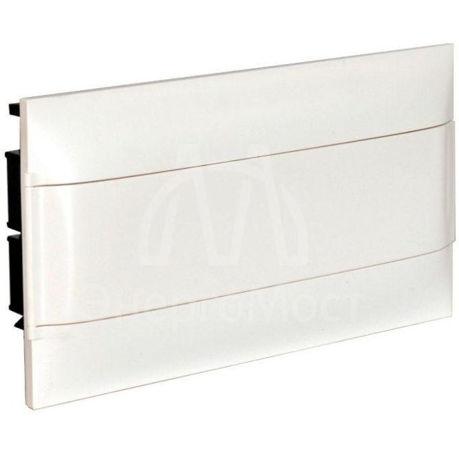 Щиток пластиковый встраиваемый Practibox S 1х18 бел. дверь Leg 137546