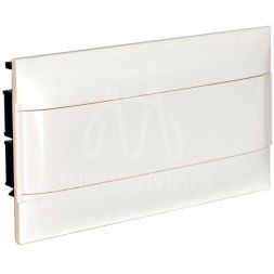 Щиток пластиковый встраиваемый Practibox S 1х18 бел. дверь Leg 137546