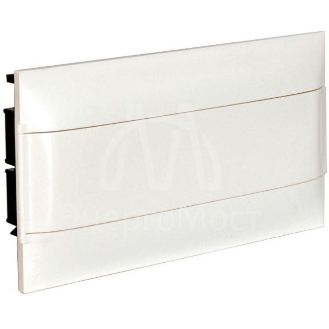 Щиток пластиковый встраиваемый Practibox S 1х18 бел. дверь Leg 137546