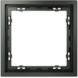 Рамка 1-м S70 пластик. титан Voltum VLS100106