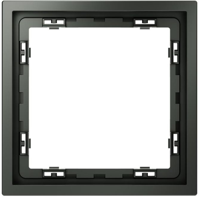 Рамка 1-м S70 пластик. титан Voltum VLS100106