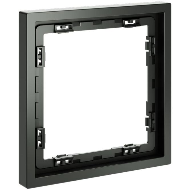 Рамка 1-м S70 пластик. титан Voltum VLS100106