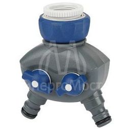 Распределитель двухканальный пластик (12/72) Green Apple Б0003125