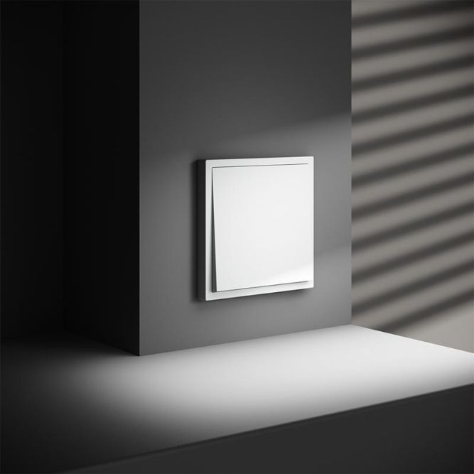 Выключатель 1-кл. СП S70 10А с самовозвратом механизм бел. матов. Voltum VLS010602