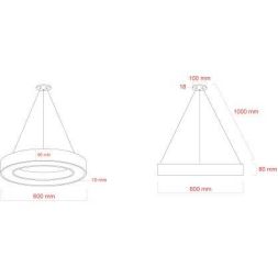 Светильник светодиодный SPO-133-W-40K-045 600х600х80 45Вт 4000К бел. корпус ЛТ ЭРА Б0058904