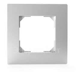 Рамка 1-м Pixel алюм. TOKOV ELECTRIC TKE-PX-RM1-C03