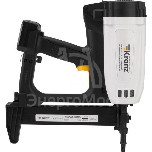 Пистолет гвоздезабивной газовый монтажный GN100 100Дж длина гвоздей 15-40мм d2.7-3мм KRANZ KR-16-1655