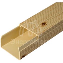 Кабель-канал 40х25 L2000 с двойн. замком сосна Промрукав PR.025440