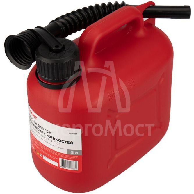 Канистра Classic для ГСМ и технических жидкостей 5л пластик. Rexant 80-0201