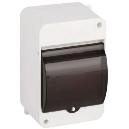 Корпус навесной SIMPLE КМПн 1/4 IP30 пластик.; прозр. крышка; бел. Эра Б0069239