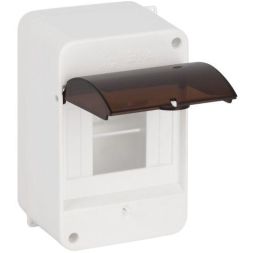 Корпус навесной SIMPLE КМПн 1/4 IP30 пластик.; прозр. крышка; бел. Эра Б0069239