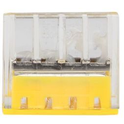 Клемма СМК 2273-244 (с пастой) 4 отверстия 0.5-2.5кв.мм блист. (уп.5шт) PROxima EKF plc-smk-2273-244b