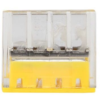 Клемма СМК 2273-244 (с пастой) 4 отверстия 0.5-2.5кв.мм блист. (уп.5шт) PROxima EKF plc-smk-2273-244b
