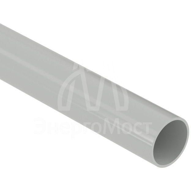 Труба гладкая ПВХ жесткая тяжелая d20мм сер. (дл.2м) DKC 62520