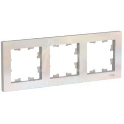 Рамка 3-м AtlasDesign универс. жемчуг SchE ATN000403