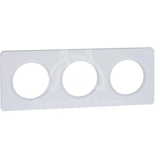 Рамка 3-м Odace бел. SchE S52P806