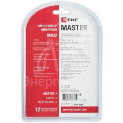 Мультиметр цифровой M832 Master EKF In-180701-bm832