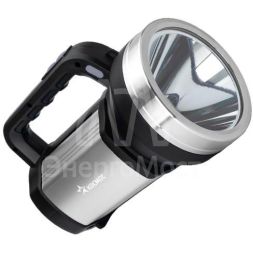 Фонарь-прожектор аккумуляторный ручной 10Вт LED Li-ion 18650 9600мА.ч корпус анодированный алюм. ABS-пластик шнур-адаптер от 220В плечевой ремешок КОСМОС KOC900Lit