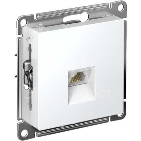 Механизм розетки компьютерной AtlasDesign RJ45 бел. SchE ATN000183